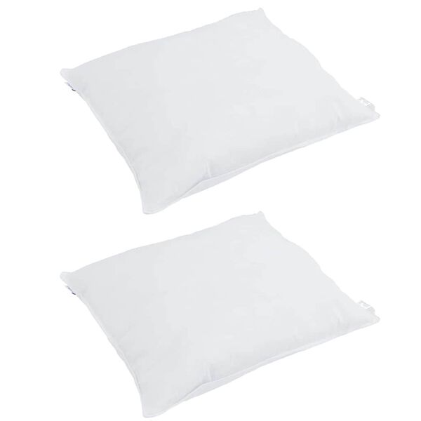 vidaXL Duvet Set with Pillow 3 pcs White Microfiber and Cotton