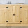 vidaXL Cabinet SKI Honey Brown 60 x 46 x 81.5 cm Solid Pine Wood