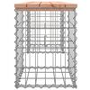 vidaXL Garden Bench Gabion Design 103x31x42 cm Solid Wood Douglas