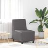 vidaXL Modular Sofa Unit Armless Grey 55 x 74 x 82 cm Faux Leather