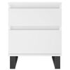 vidaXL Bedside Cabinets 2 pcs White 40x35x50 cm Engineered Wood