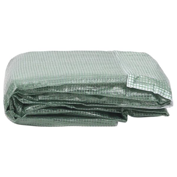 vidaXL Greenhouse Replacement Cover (6.86 m&sup2;) 200x343x200 cm Green