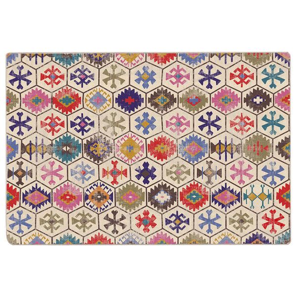 vidaXL Rug Washable Multicolour 190x300 cm