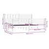 vidaXL Bed Frame without Mattress Grey Solid Wood 200x200 cm