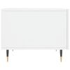 vidaXL Coffee Table High Gloss White 50x50x40 cm Engineered Wood