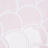 vidaXL Fish Scale Tile 10 pcs Light Pink 30 x 30 cm