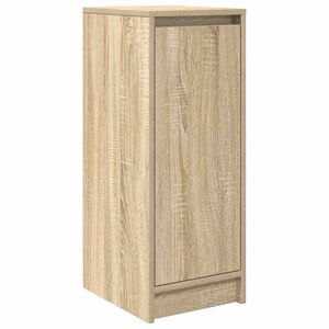 vidaXL Shoe Cabinet Sonoma Oak 29.5x34x76 cm Engineered Wood