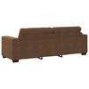 vidaXL Sofa 3 pcs Brown Artificial Leather