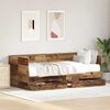 vidaXL Daybed with Headboard Old Wood 90 x 200 cm Engineered Wood