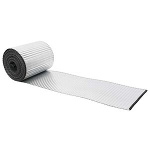 vidaxl Lawn Edging 10 m x 15 cm Galvanised Steel Silver