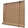 vidaXL Brown Bamboo Roller Blinds 140 x 160 cm