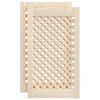 vidaXL Cabinet Doors Lattice Design 2 pcs 39.5x69 cm Solid Wood Pine