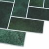 vidaXL Herringbone Tile 50 pcs Dark Green 30 x 30 cm