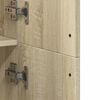 vidaXL Highboard Sonoma Oak 70x35x180 cm Engineered Wood