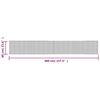 vidaXL Rug Rectangular Brown 60x400 cm Bamboo