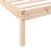 vidaXL Extra Long Bed Frame without Mattress 100x210 cm Solid Wood Pine