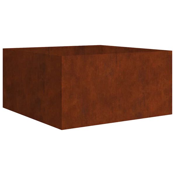 vidaXL Planter 80x80x40 cm Corten Steel