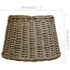 vidaXL Lamp Shade Wicker 40x26 cm Brown