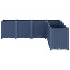 vidaXL Garden Planter Blue Grey 160x160x53 cm PP