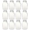 vidaXL Glass Jars with Lock 12 pcs 3 L
