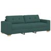 vidaXL Sofa 2 pcs Green 221 x 80 x 80 cm Fabric