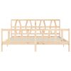 vidaXL Bed Frame without Mattress Super King Size Solid Wood Pine