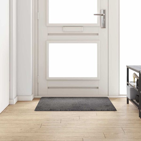 vidaXL Carpet Runner Grey 100 x 100 cm 100% Polypropylene Tuft