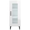 vidaXL Sideboard High Gloss White 34.5x34x90 cm Engineered Wood