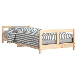 vidaXL Kids Bed Frame 80x200 cm Solid Wood Pine