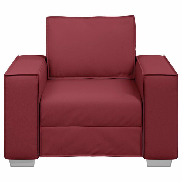vidaXL Sofa Wine Red 99 x 78 x 84 cm Fabric