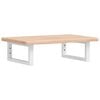 vidaXL Basin Shelf Wall Mounted Steel and Solid Wood Oak