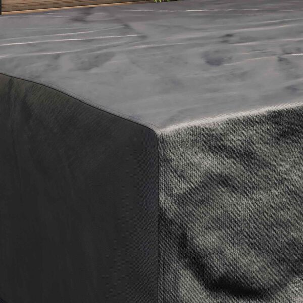 vidaXL Furniture Cover Plain Black 210 x 200 x 70 cm 210D