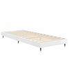 vidaXL Bed Frame without Mattress High Gloss White 75x190 cm Small Single