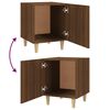 vidaXL Bedside Cabinets 2 pcs Brown Oak Engineered Wood