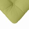 vidaXL Seat Cushions 4 pcs Light Green 45 x 45 x 12 cm Fabric