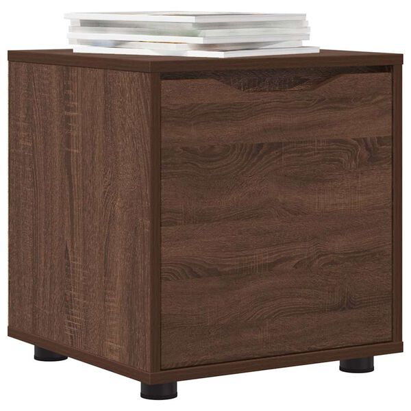 vidaXL Bathroom Cabinet Brown Oak 40.5 x 40 x 44 cm Engineered Wood