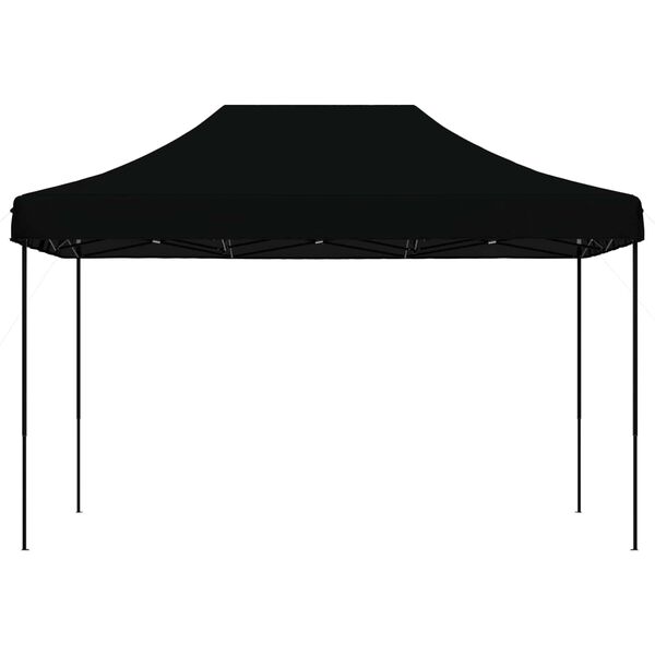 vidaXL Party Tent Folding Black 279 x 410 x 315 cm Oxford Fabric