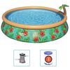 Bestway Fast Set Inflatable Paradise Palms Pool Set 457x84 cm