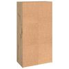 vidaXL Office Cabinet Old Wood 60 x 32 x 115 cm Engineered Wood