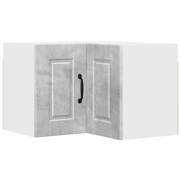 vidaXL Kitchen Cabinet Concrete Grey 57 x 57 x 40 cm Engineered Wood