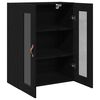 vidaXL Wall Cabinet Black Oak 69.5 x 34 x 90 cm Engineered Wood