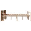 vidaXL Bookcase Bed without Mattress 120x200 cm Solid Wood Pine