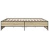 vidaXL Bed Frame without Mattress Sonoma Oak 180x200 cm Super King