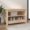 vidaXL Shoe Bench 70x38x45.5 cm Solid Wood Pine