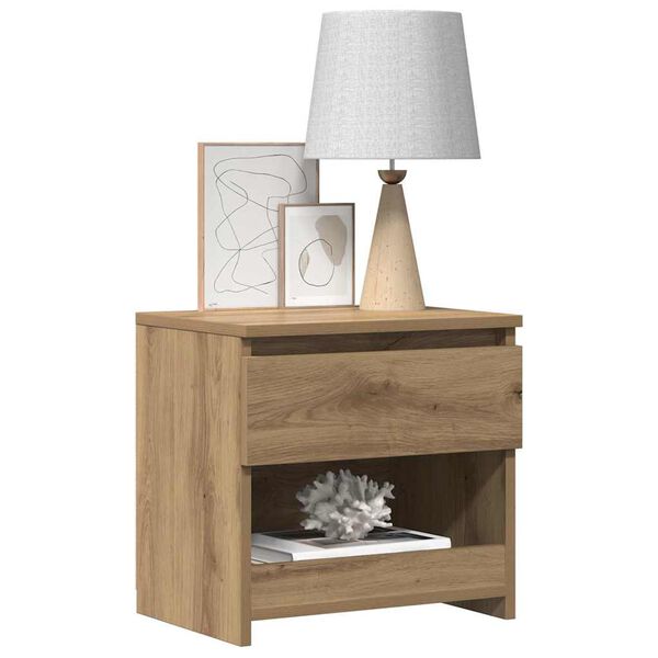 vidaXL Bedside Cabinets 2 pcs Artisan Oak 40x30x39 cm Engineered Wood
