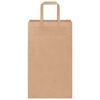 vidaXL Paper Bags 50 pcs with Handles Brown 21x11x36 cm