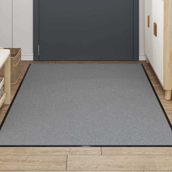 vidaXL Doormat Grey 115x200 cm