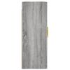 vidaXL Wall Mounted Cabinet Grey Sonoma 69.5x34x90 cm