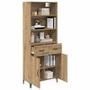 vidaXL Highboard Artisan Oak 69.5 x 34 x 180 cm Engineered Wood