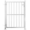 vidaXL Garden Gate 100x120 cm Stainless Steel